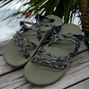 Chaco Wrapsody X Womens 9 Sandals Slip On Casual Hiking Water Shoes Strappy Flat